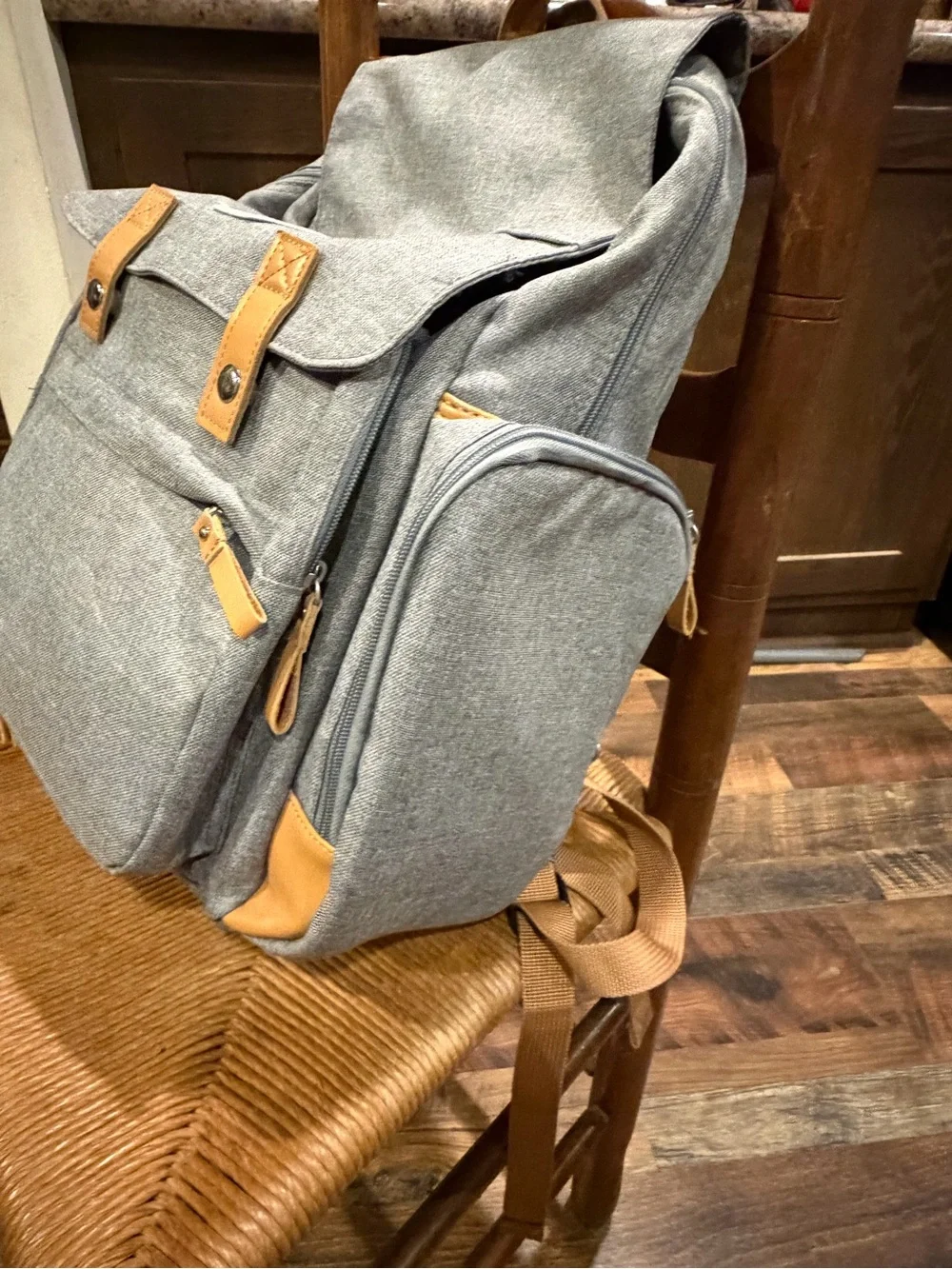 Parker Baby Co. Birch Bag Diaper Backpack with accessories barely used